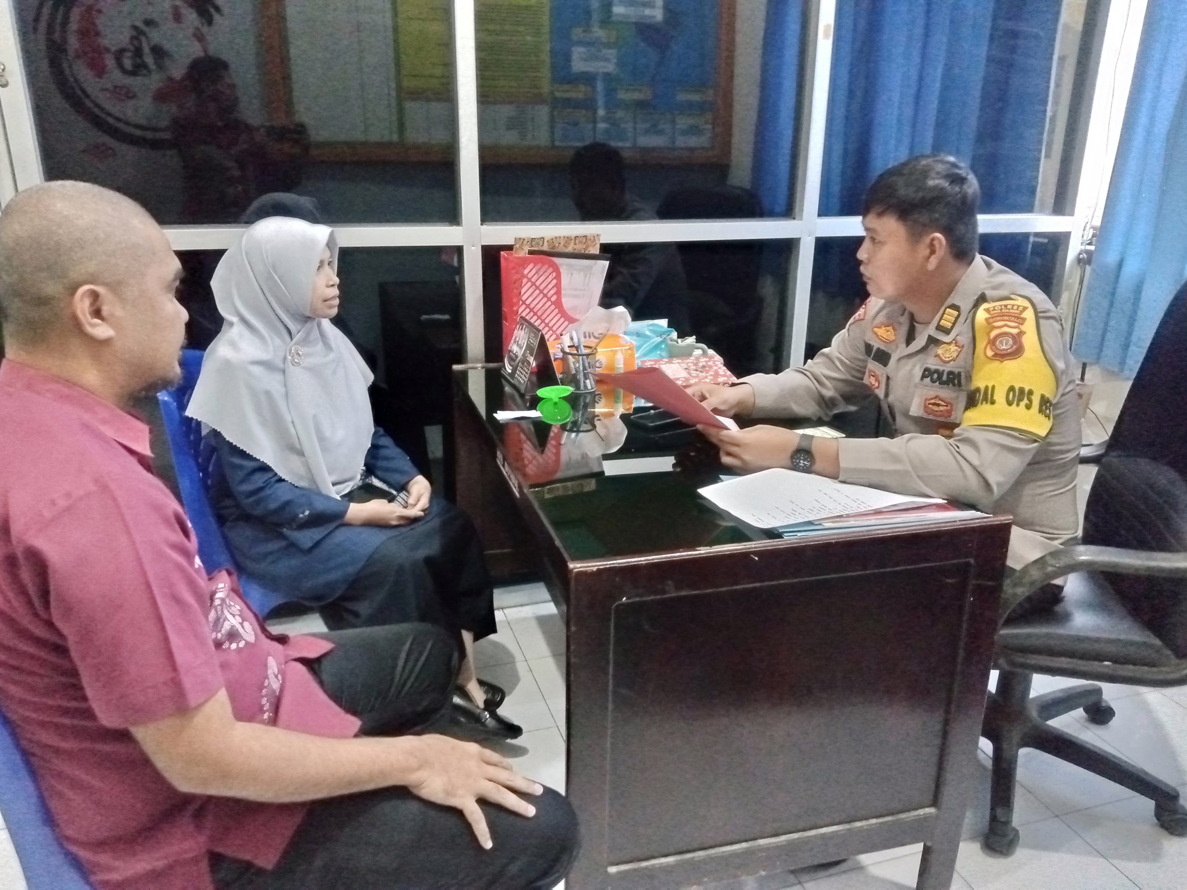 Kunjungan ke polres bonebolango
