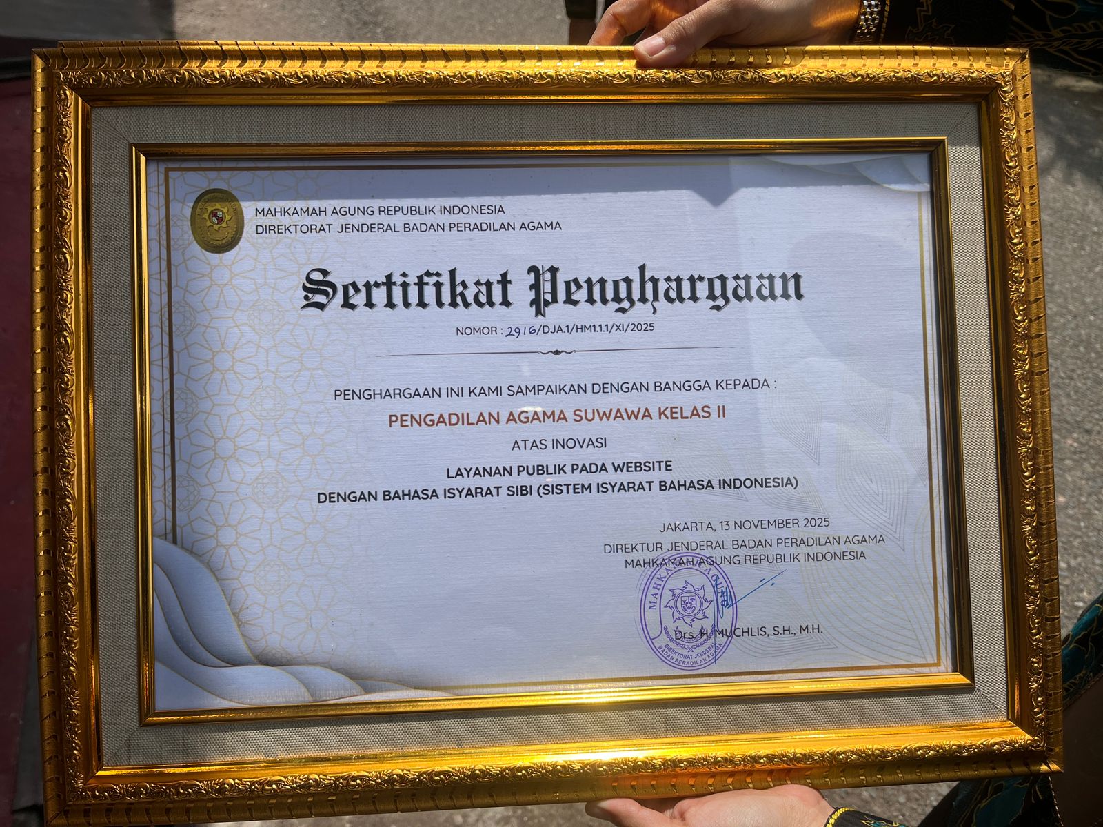 1311 Penghargaan2